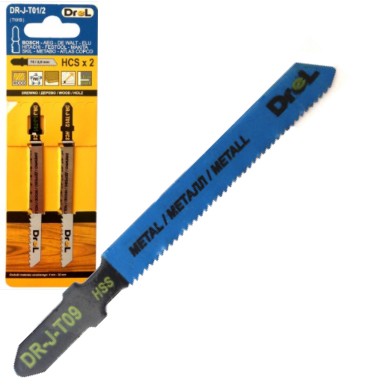[23/2-T09] T-type jigsaw blades: 1,2 x 76 mm 2 pcs