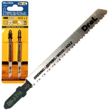 [23/2-T18] Kitsad puidusaelehed Drel T18/2, 2 tk