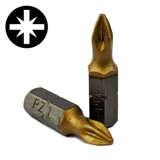 [24/2-032] Screwdriver bits TITANIUM PZ1