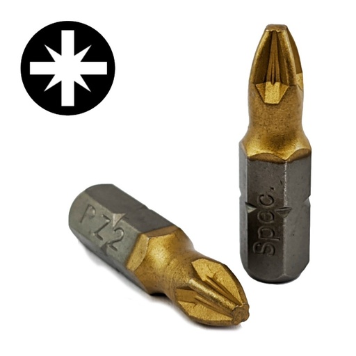 [24/2-033] SPECIALIST+ screwdriver bit TITANIUM PZ2