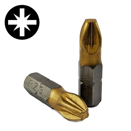 [24/2-034] Screwdriver bits TITANIUM PZ3