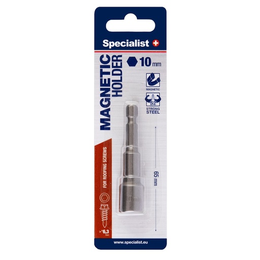[24/2-0371] SPECIALIST+ padrun magnetiga, 10x65 mm