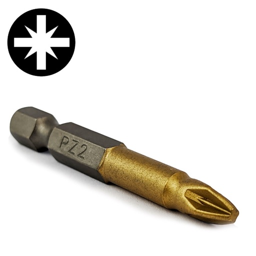 [24/2-80511] SPECIALIST+ screwdriver bit TITAN CARBON PZ2 TORSION, 50 mm