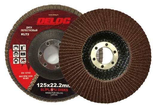 [25/4-116100] Lapelinis diskas DELOG 125 P100
