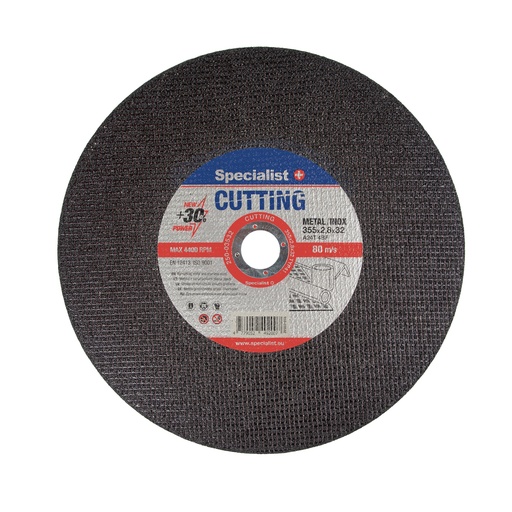 [250-03532] SPECIALIST+ metalo pj.diskas, 355x2.8x32 mm