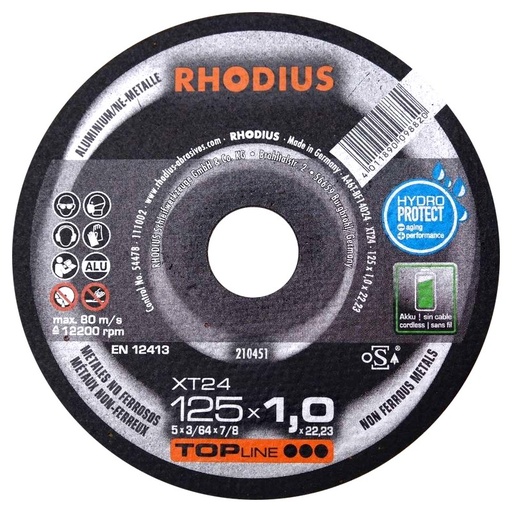 [250-205911] XT Cutting discs F41, 125 x 1,5 x 22,23