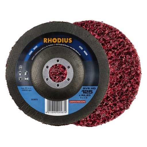 [250-303873] RHODIUS nailonist puhastusketas, 125x22 mm