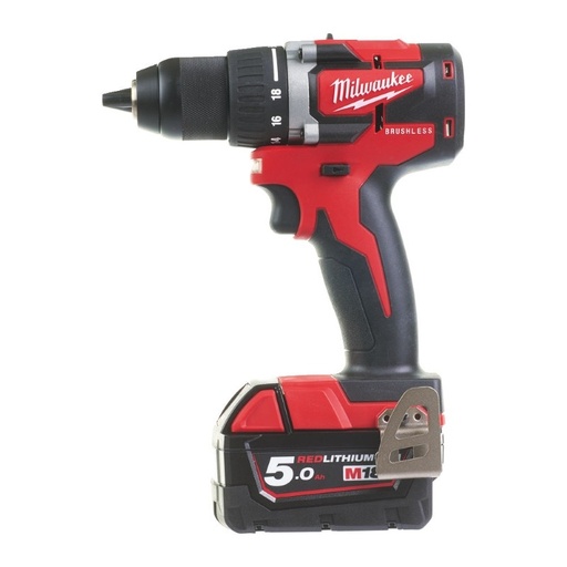 [26/7-64556] Milwaukee M18 CBLDD-502C screwdriver/drill; 18V 2x5,0Ah