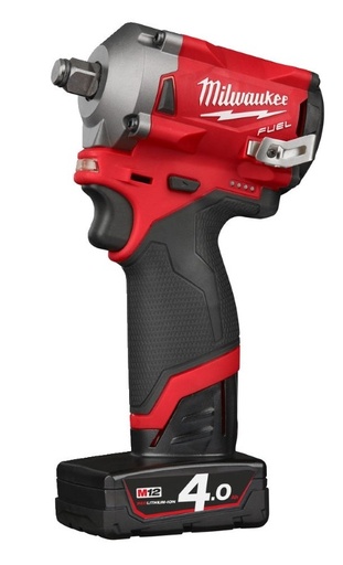 [26/7-64616] Milwaukee M12 FIWF12-422X mutrivõti; 12V 1x2,0Ah 1x4,0Ah