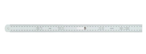 [28-306/100] Aliuminio liniuotė „KAPRO" 100 cm