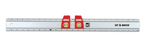 [28-314/100] Liniuotė su 2 slankiojančiom akim 100 cm