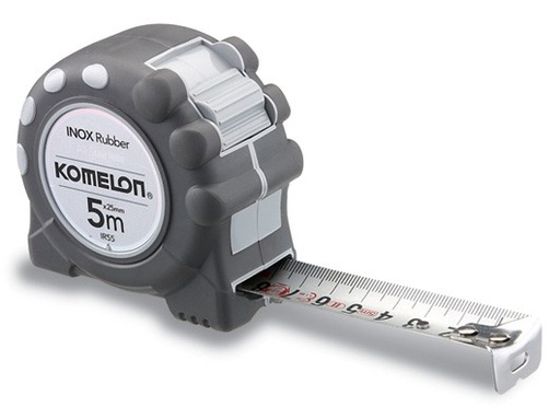 [29/1-IR36] Mērlente INOX RUBBER 3m*16mm