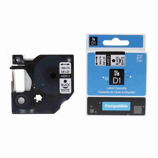 [31/2-A40913] SPECIALIST+ lenta D1 komp., 9 mm, melna / balta