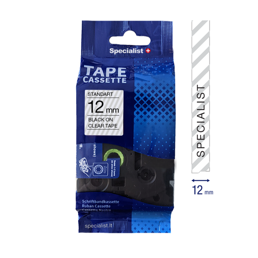 [31/2-AZE131] SPECIALIST+ BROTHER comp, 12 mm standard B/Clear