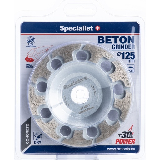 [37-001] SPECIALIST+ teemantlihvketas betoonile, T-kujuline, 125x22 mm