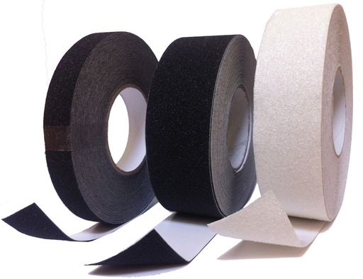 [40/1-0150] Libisemisvastane teip Safety-Grip, 50 mm × 18,3 m, must