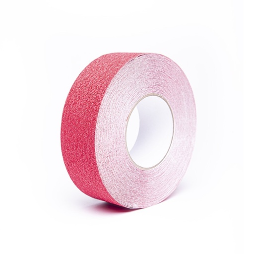 [40/1-0650] Libisemisvastane teip Safety-Grip, 50mm x 18,3m, punane