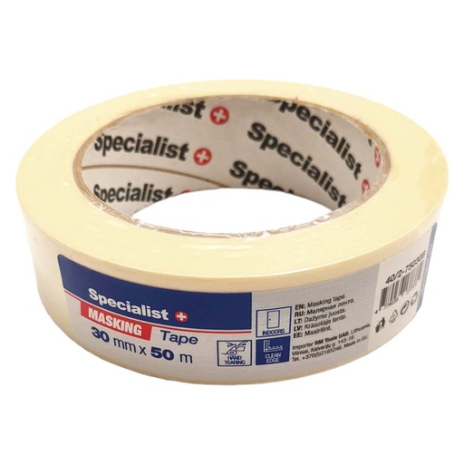 [40/2-75030B] SPECIALIST+ maalriteip, 30 mm x 50 m