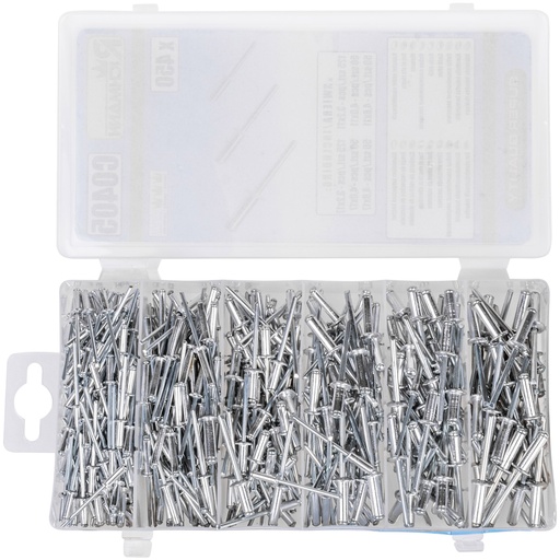 [42-C0405] Aluminum rivet kit 450 pcs.