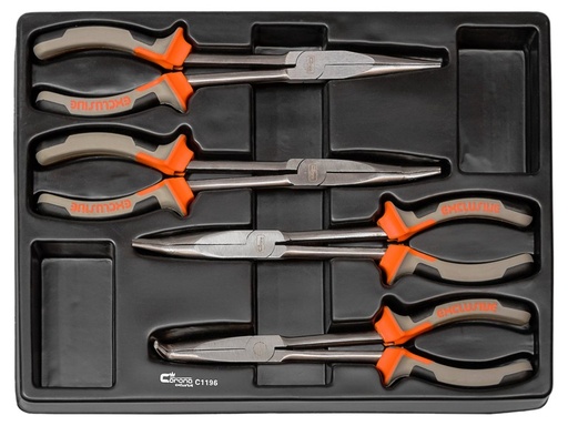[42-C1196] TRAY - LONG PLIERS 280MM 4 PCS