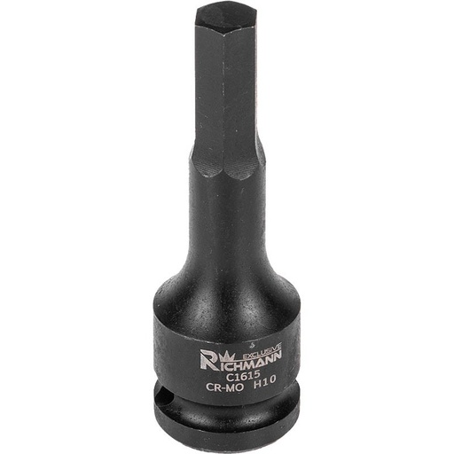 [42-C1615] SINGLE IMPACT HEX SOCKET 1/2' H10x78MM