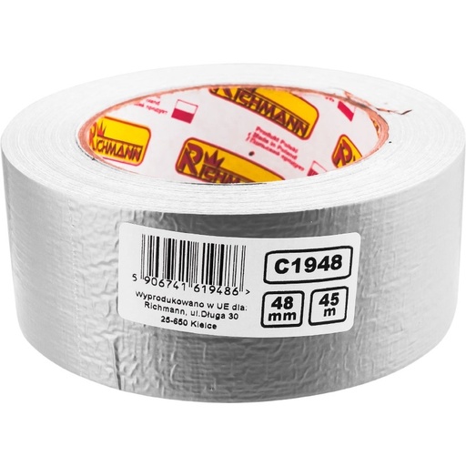 [42-C1948] UNIVERSAL GREY TAPE DUCT TAPE 48MMx 45M