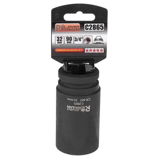 [42-C2863] Pikk löökpadrun 3/4", 30 mm